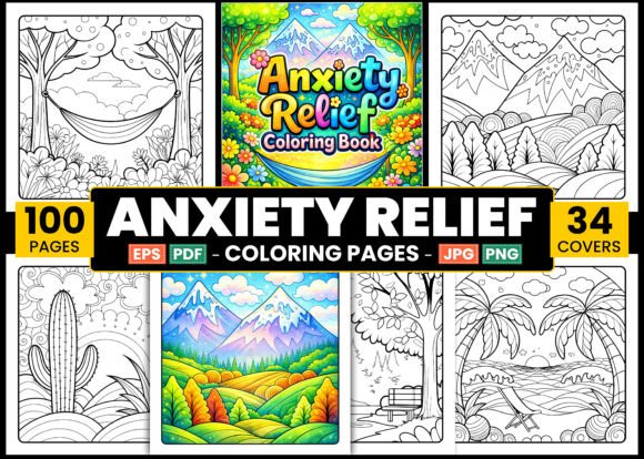 Download Anxiety Relief Coloring Pages for Adults - Coloring pages Collection