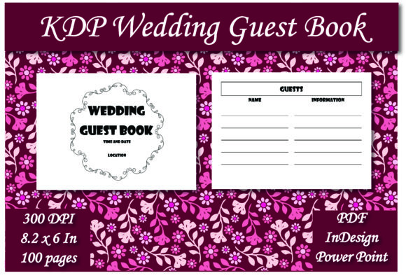 Download KDP Wedding Guest Book Interior - Wedding guest book interior Collection