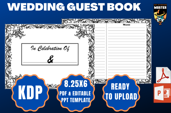 Download Wedding Guest Book (KDP Interior) - Premium Bundle