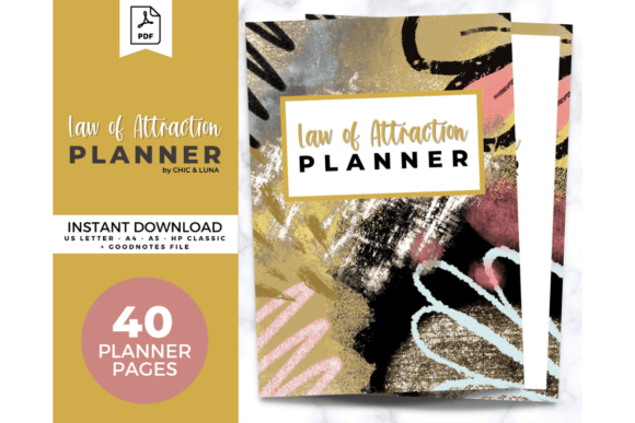 Download Law of Attraction Planner - Printable - Premium Resources